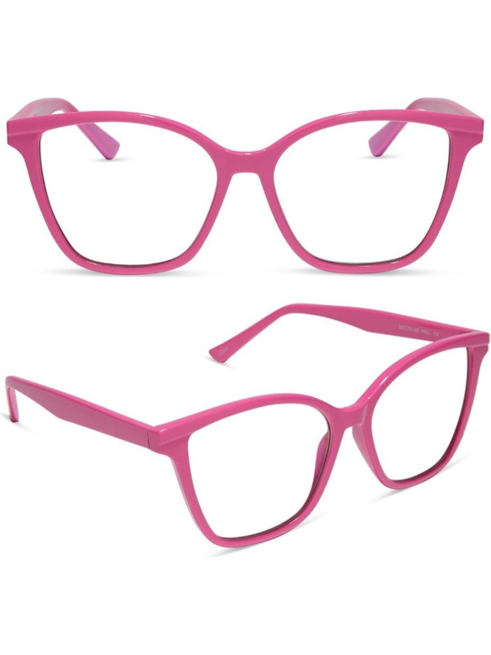 Oversized Rectangle Blue Light Blocking Reading Glasses for Women - Stylish